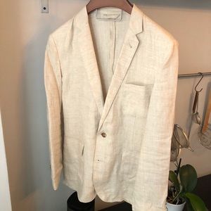 J. Crew linen unstructured blazer